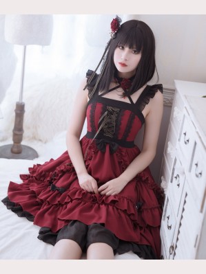Souffle Song Wrath Gothic Lolita dress JSK (SS956)